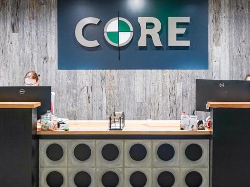 Reception area, CORE COnstruction, Scottsdale, AZ